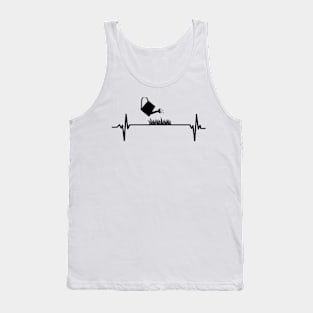 Watering Can Heartbeat Gardening Gardener - Garden Lovers Tank Top